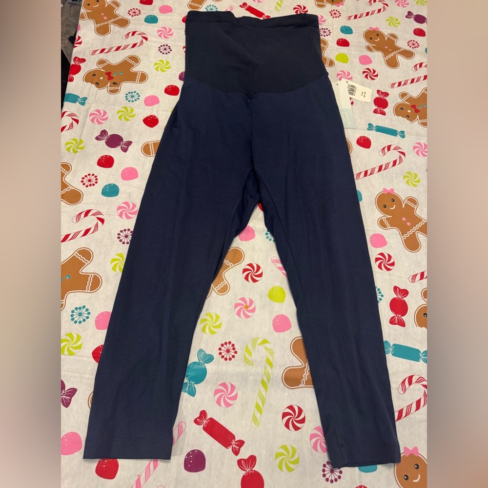 Motherhood maternity blue leggings NWT medium